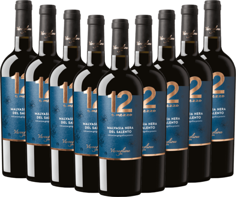 9x Vorteils-Weinpaket 12 e Mezzo Malvasia Nera del Salento IGP - Varvaglione