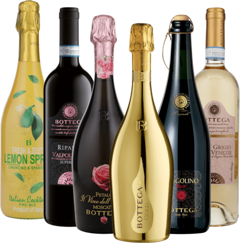 Toute la diversité de Bottega – coffret dégustation de 6 produits