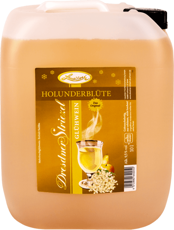 Dresdner Striezel vin chaud fleur de sureau 10 l bidon - Lausitzer