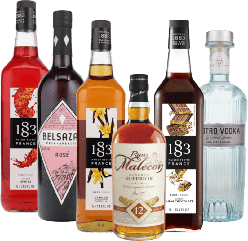 Édition Mix de cocktails du réveillon – 6x coffret dégustation