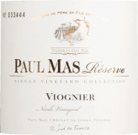 Vorschau: Single Vineyard Collection Viognier - Paul Mas Reserve