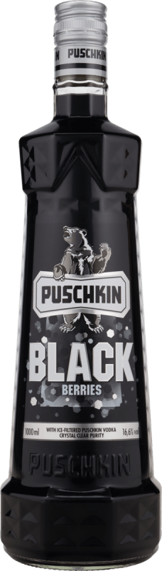 Black Berries Likör 1,0 l - Puschkin
