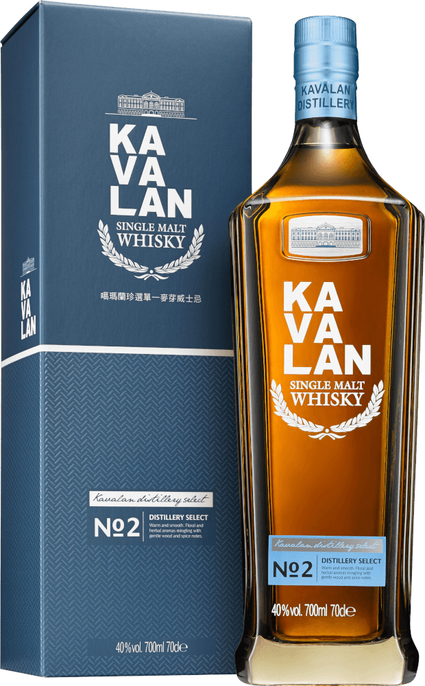 Select No.2 Single Malt Taiwan Whisky in GP - Kavalan Distillery