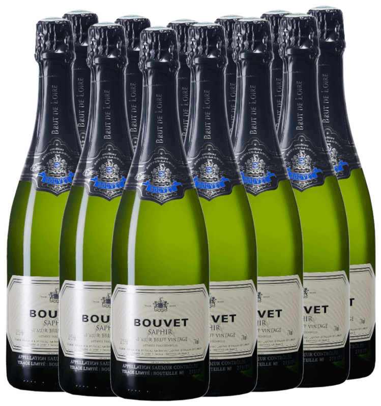 12x Vorteils-Weinpaket Crémant Saphir Saumur Brut - Bouvet Ladubay