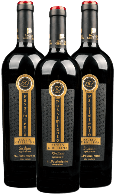 U...Passimiento DOC - Baglio Gibellina - lot de 3 en offre spéciale