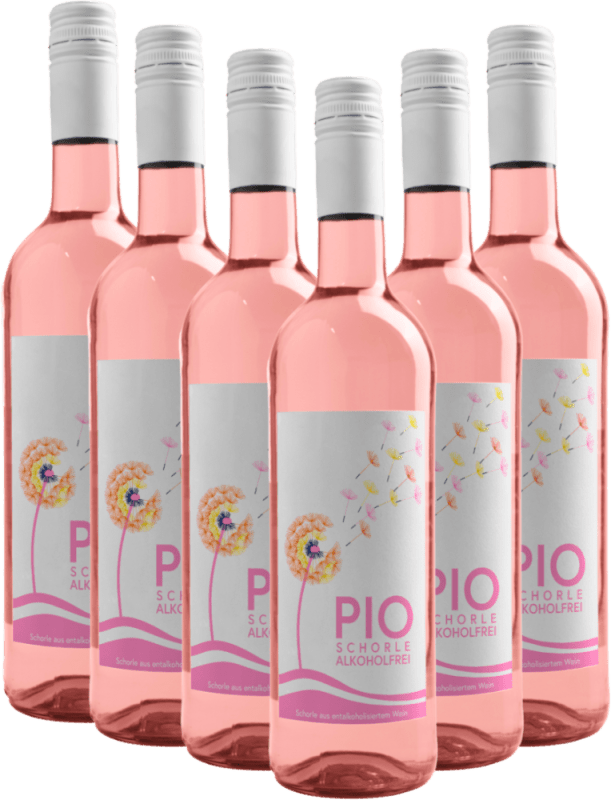 6x Packavantages de vin PIO Spritz Rosé sans alcool - P&P Vins