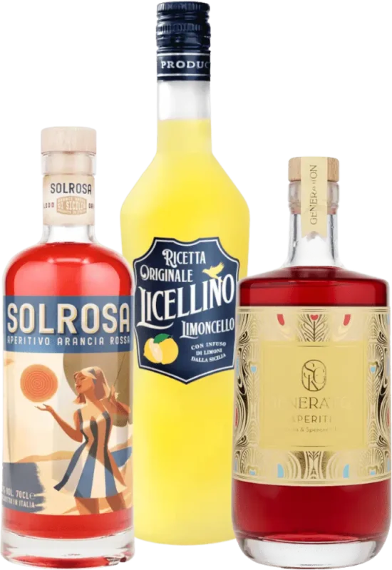 Variété d'apéritifs pour des moments pétillants - lot de 3 échantillons