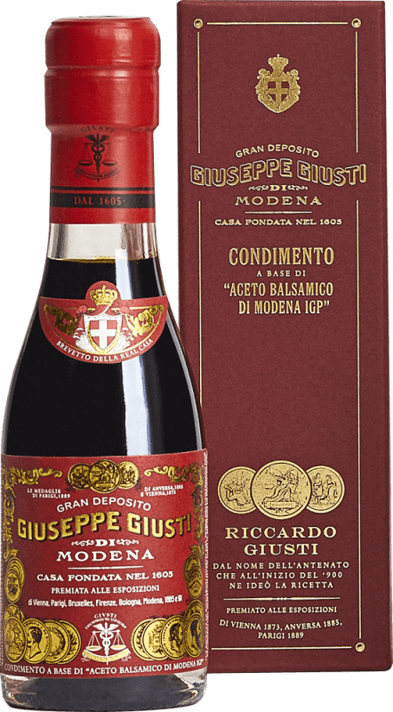 Balsamico 3 Goldmedaillen Traditionsflasche 0,1 l in GP - Giuseppe Giusti
