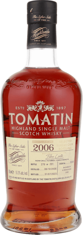 2006 French Oak Cask Highland Single Malt Scotch - Tomatin
