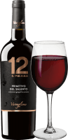 Vorschau: 6er Vorteils-Weinpaket - 12 e Mezzo Primitivo - Varvaglione
