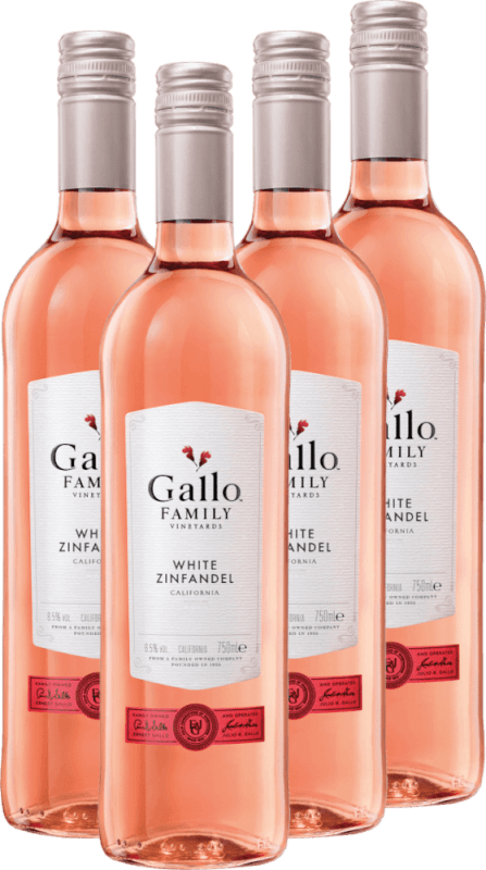4x Vorteils-Weinpaket White Zinfandel - Gallo Family
