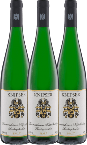 3er Vorteils-Weinpaket - Kapellchen Riesling 2021 - Knipser