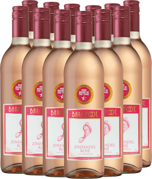 12er Vorteils-Weinpaket - White Zinfandel - Barefoot