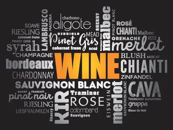 Cépages dans notre commerce de vin