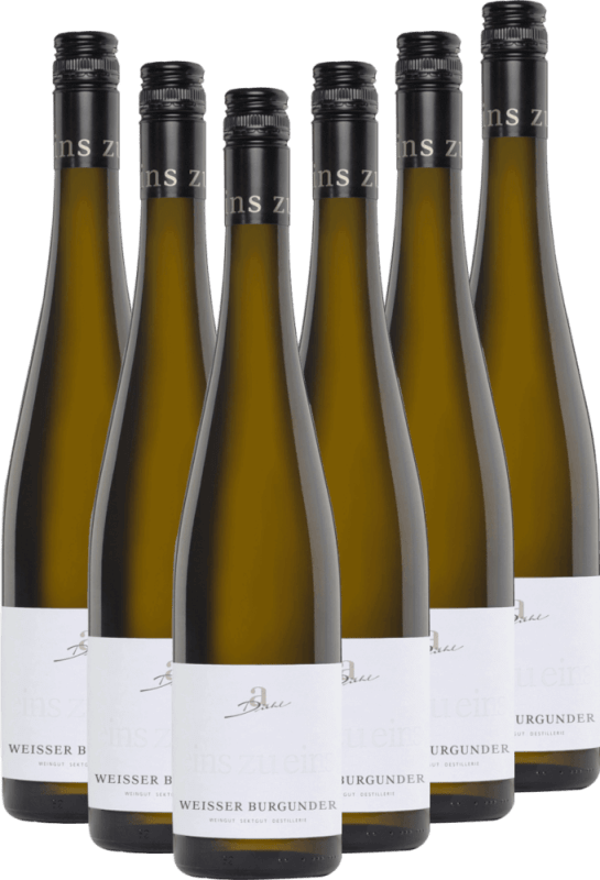 6x Vorteils-Weinpaket Weißburgunder Eins zu Eins Kabinett trocken - A. Diehl