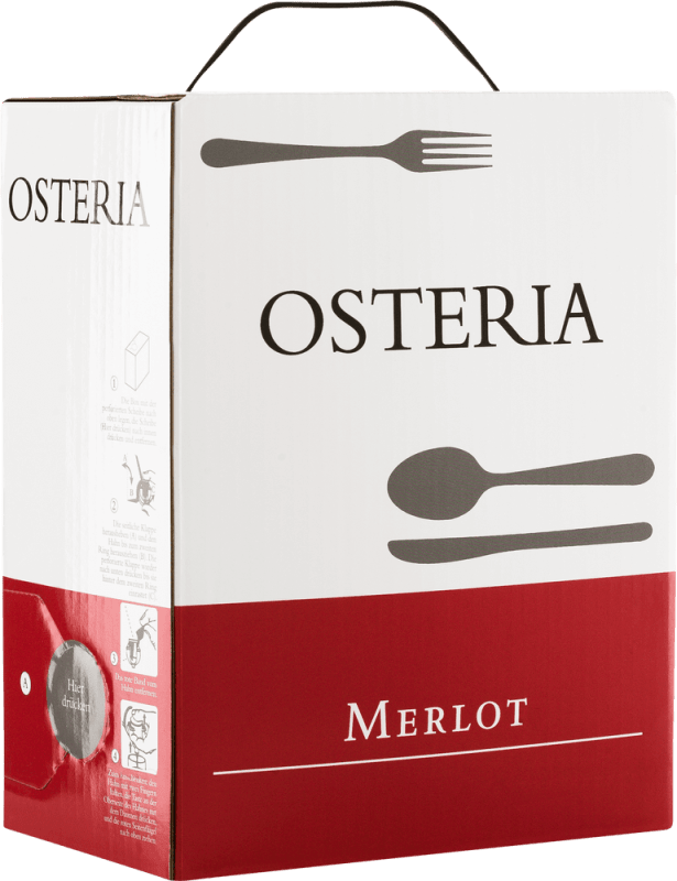 Merlot 3,0 l Bag In Box - Osteria