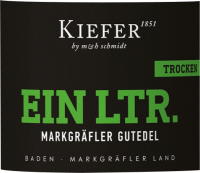 Vorschau: Markgräfler Gutedel trocken 1,0 l - Weingut Kiefer