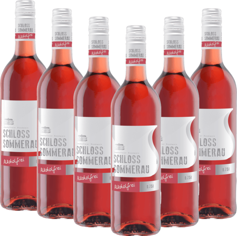 6er Vorteilspaket Schloss Sommerau Roséwein alkoholfrei - Sommerau