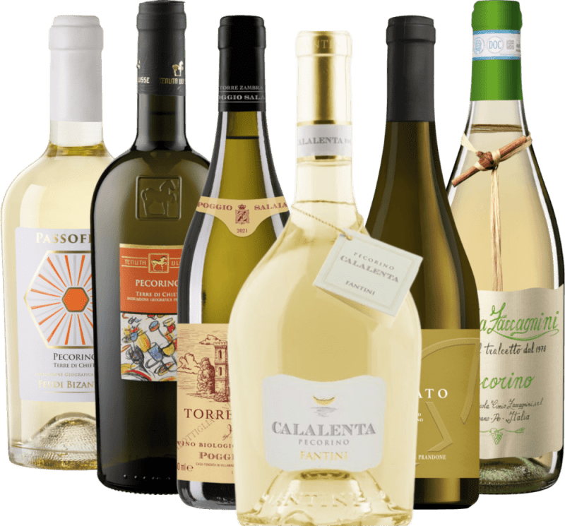 Champion caché d'Italie Pecorino - 6x paquet de dégustation