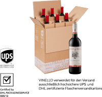 Vorschau: 12er Vorteils-Weinpaket - Le Petit Béret Rouge Intense Alkoholfrei - Le Petit Béret