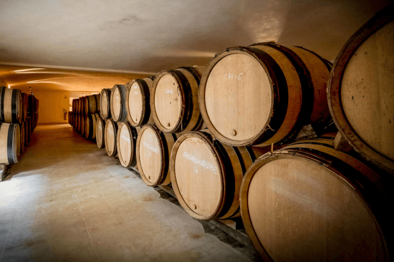 Wine barrels