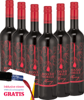 Vorschau: 6er Vorteils-Weinpaket - Rosso Nobile Cherry - Les Grands Chais de France
