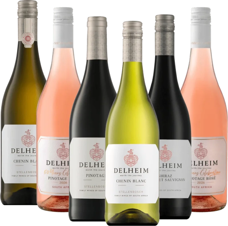 Moments particuliers de vin avec Delheim – coffret de dégustation 6x