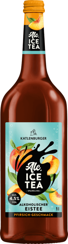 Alc. Ice Tea Pfirisch 1 l - Katlenburger Kellerei