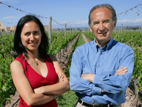 Nicolas Catena avec sa fille Laura Nicolas Catena avec sa fille Laura