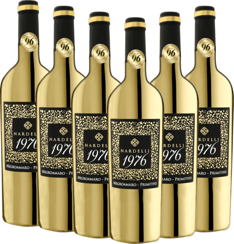 1976 Gold-Edition Negroamaro Primitivo Puglia IGP - Nardelli - 6x Vorteilspaket