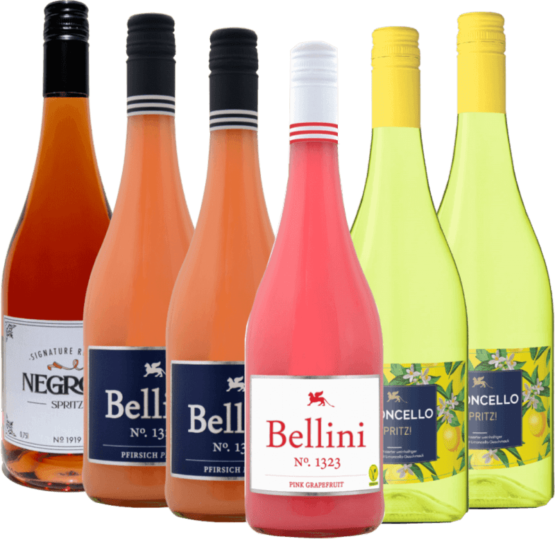 Soirée cocktail rafraîchissante avec P&P Weine - Pack de 6 échantillons