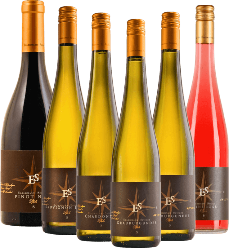 Le Palatinat sous son aspect doré - Capsules d'or Ellermann-Spiegel 6x paquet de dégustation