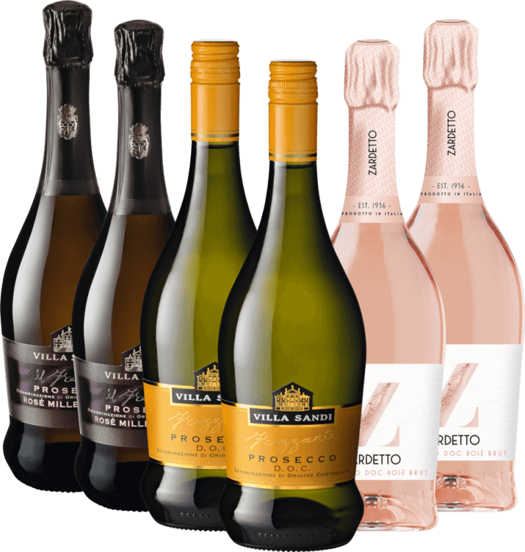 Le plaisir des bulles avec Prosecco - 6x paquet de dégustation