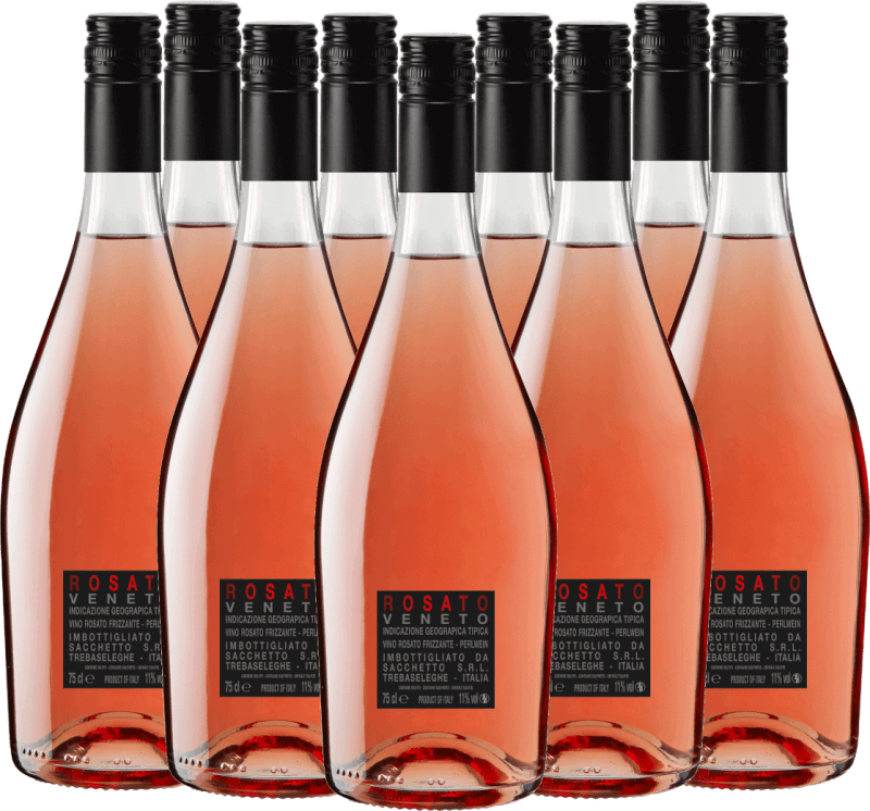 9x Vorteils-Weinpaket Vino Frizzante Rosato Veneto IGT - Sacchetto